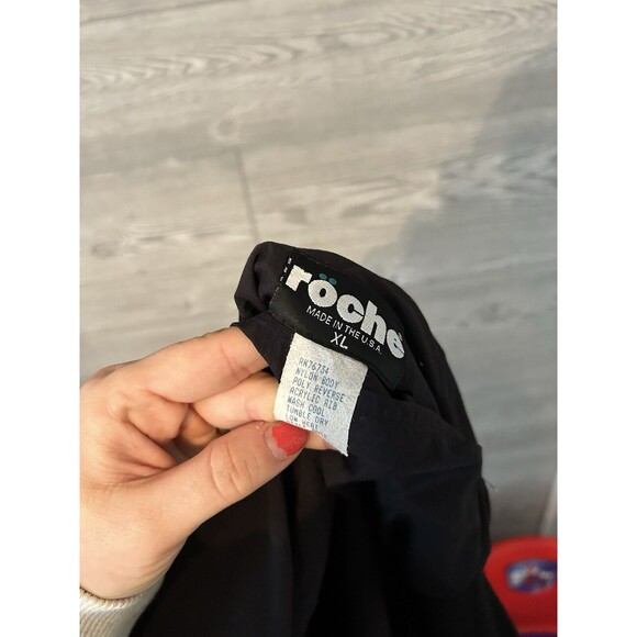 Vintage Roche‎ Windbreaker Jacket Coat Golf Pullover XL Embroidered Reversible - Picture 7 of 9